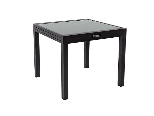 HABITAT ET JARDIN - Table de jardin aluminium extensible "Porto 8" - Phoenix - Noir - large
