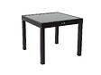 HABITAT ET JARDIN - Table de jardin aluminium extensible "Porto 8" - Phoenix - Noir - vignette