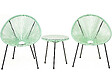 HABITAT ET JARDIN - Ensemble de jardin acapulco  "Liana" - 2 places - Vert clair - vignette