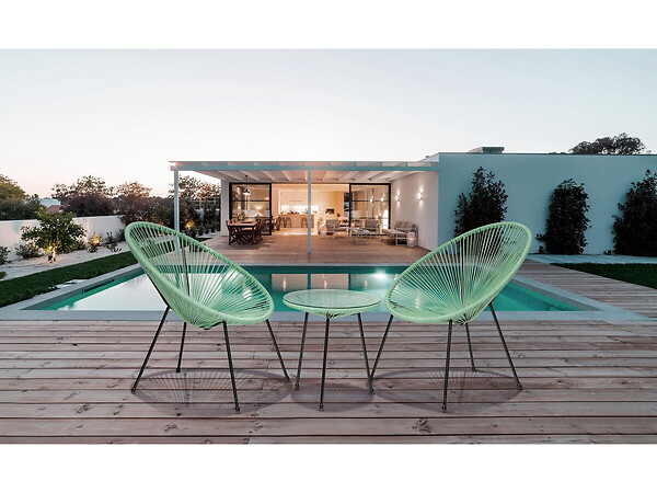 HABITAT ET JARDIN - Ensemble de jardin acapulco  "Liana" - 2 places - Vert clair - large