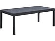 HABITAT ET JARDIN - Table extensible et chaises de jardin en aluminium "Lagos" - 200/320 x 105 x 76 cm - 12 places - Gris foncé - vignette