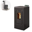 INTERSTOVES - Pack Poêle à granules GIOIA 9 Etanche + Kit Conduit Ventouse (sortie façade) - - vignette