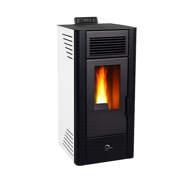 SANNOVER - Poêle à granulés étanche Anita 11,6 kW Blanc Sannover - large
