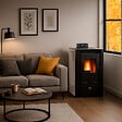 SANNOVER - Poêle à granulés air Anita 9,4 kW Blanc Sannover - vignette