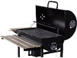 HABITAT ET JARDIN - Barbecue XXL charbon de bois "King" - 95 x 63 x 105 cm - Noir - vignette