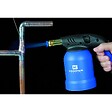 KEMPER - Lampe a souder Coque Acier Allumage piezo + 4 Cartouches de gaz 190gr STOP GAZ Perçables KEMPER - vignette