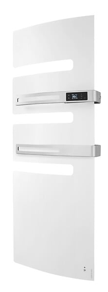 ATLANTIC - Sèche-serviettes connecté Serenis Premium mât gauche 750W + soufflerie 1000W blanc carat - ATLANTIC - 850658 - large
