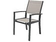 HABITAT ET JARDIN - Salon de jardin repas extensible "Lagos" - 200/320 x 105 x 76 cm - 12 chaises - Taupe - vignette