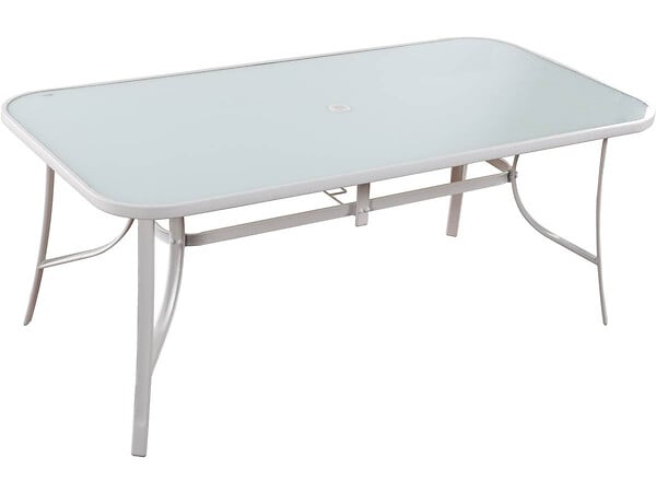 HABITAT ET JARDIN - Table et chaises de jardin en textilène "Cordoba XL 180" - Phoenix - 8 places - Gris - large