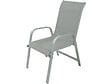 HABITAT ET JARDIN - Table extensible et chaises de jardin en aluminium "Lagos" - 200/320 x 105 x 76 cm - 12 chaises - Gris clair - vignette