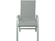 HABITAT ET JARDIN - Table extensible et chaises de jardin en aluminium "Lagos" - 200/320 x 105 x 76 cm - 12 chaises - Gris clair - vignette