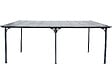 HABITAT ET JARDIN - Pergola tonnelle adossée "Marvin" - 5.5 x 3 m - 545 x 298 x 243 cm - Gris foncé - vignette