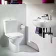 VILLEROY ET BOCH - WC à poser sans bride sortie horizontale O.novo Directflush avec abattant frein de chute + nettoyant - vignette
