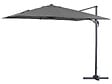 HABITAT ET JARDIN - Parasol jardin déporté "Sun 3" - 3 x 3 m - Gris - vignette