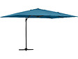 HABITAT ET JARDIN - Parasol déporté "Sun 4" - 3 x 4 m - Bleu - vignette