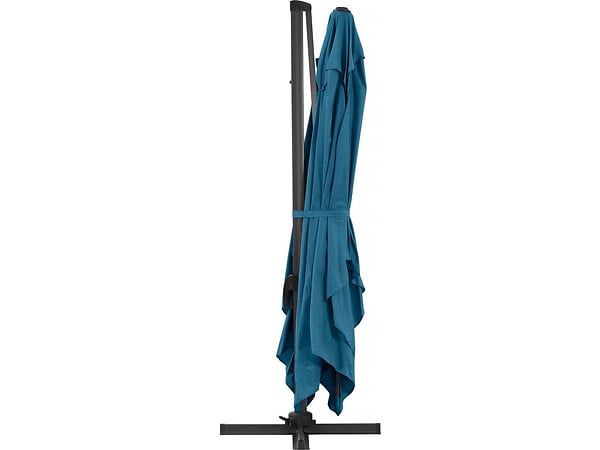 HABITAT ET JARDIN - Parasol déporté "Sun 4" - 3 x 4 m - Bleu - large