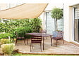 HABITAT ET JARDIN - Table jardin en métal "Bilbao" - 150 x 90 x 71 cm - Terracotta - vignette