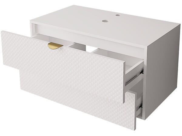 HABITAT ET JARDIN - Meuble de salle de bain "Ios" - 2 pièces - Blanc - large