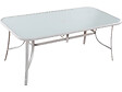 HABITAT ET JARDIN - Table et chaises de jardin en textilène "Cordoba XL 180" - Phoenix - 8 places - Taupe - vignette