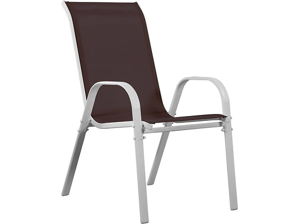 HABITAT ET JARDIN - Table et chaises de jardin en textilène "Cordoba XL 180" - Phoenix - 8 places - Taupe - large