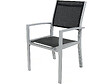 HABITAT ET JARDIN - Table extensible et chaises de jardin en aluminium "Lagos" - 200/320 x 105 x 76 cm - 12 chaises - Noir - vignette