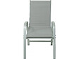HABITAT ET JARDIN - Table extensible et chaises de jardin en aluminium "Lagos" - 140/280 x 90 x 76 cm - 8 places - Gris clair - vignette