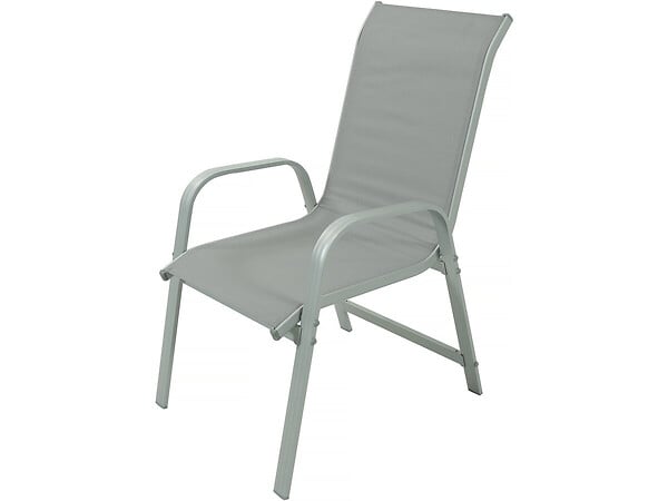 HABITAT ET JARDIN - Table extensible et chaises de jardin en aluminium "Lagos" - 140/280 x 90 x 76 cm - 10 places - Gris clair - large