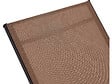 HABITAT ET JARDIN - Lot de 2 Bains de soleil en métal avec accoudoirs "Farniente" - Taupe - vignette
