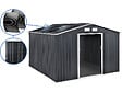 HABITAT ET JARDIN - Abri de jardin métal - "Vegas" - 12.98 m² avec panneaux solaires - Gris - vignette