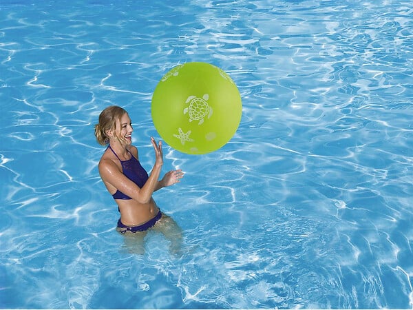 HABITAT ET JARDIN - Ballon de plage phosphorescent - 62 cm - large