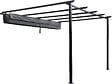 HABITAT ET JARDIN - Pergola adossée en aluminium avec toit rétractable-  3 x 4 m -  Gris - vignette