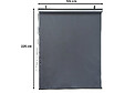 HABITAT ET JARDIN - Lot de 2 stores rétractables pergola - 124 x 225 cm - Gris anthracite - vignette