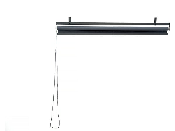 HABITAT ET JARDIN - Lot de 2 stores rétractables pergola - 124 x 225 cm - Gris anthracite - large