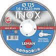 LEMAN - Disque à tronçonner acier et inox - Diam.125mm - 1,6mm - vignette