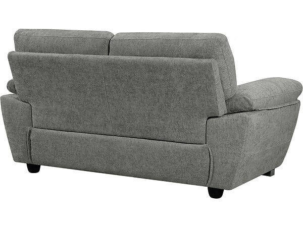 HABITAT ET JARDIN - Canapé fixe en tissu "Dallas" - 169 x 88 x 90 cm - 2 places - Gris - large