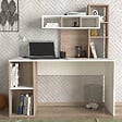 HABITAT ET JARDIN - Bureau en bois "Coral" - 140 x 60 x 153 cm - Cordoue blanche - vignette
