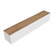 HABITAT ET JARDIN - Meuble TV en bois "West" - 150 x 32 x 30 cm - Pin blanc de l'Atlantique - vignette