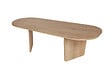 HABITAT ET JARDIN - Table basse en bois "Ovalis" - 130 x 65 x 40 cm - Chêne - vignette