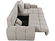 HABITAT ET JARDIN - Canapé d'angle droit convertible en tissu chenille "Verneuil" - 3 places - Beige - vignette