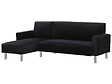 HABITAT ET JARDIN - Canapé d'angle tissu réversible "Rio" - 4 places - Gris anthracite - vignette