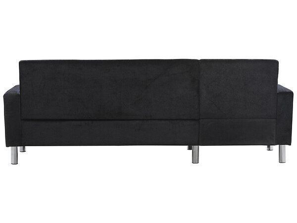 HABITAT ET JARDIN - Canapé d'angle tissu réversible "Rio" - 4 places - Gris anthracite - large
