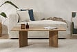 HABITAT ET JARDIN - Table basse en bois "Sabin" - 60 x 119 x 40 cm - Chêne - vignette