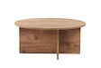 HABITAT ET JARDIN - Table basse en bois "Soleil" - 90 x 90 x 40 cm - Pin atlantique - vignette