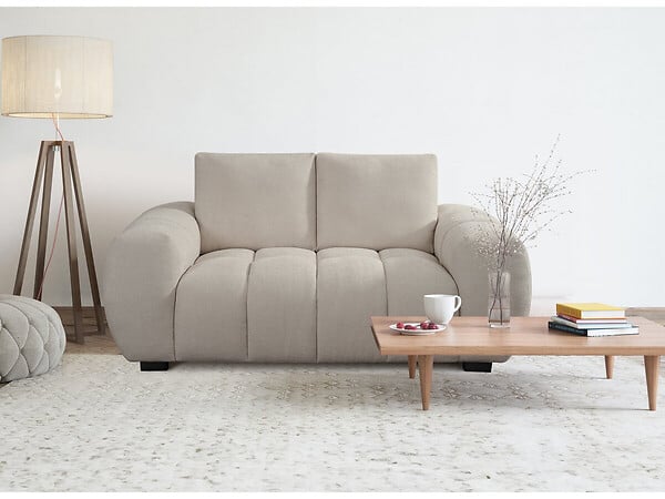HABITAT ET JARDIN - Canapé "Cambon" - 2 places - Beige - large