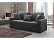 HABITAT ET JARDIN - Canapé droit fixe "Alise" - 3 places - Gris - vignette