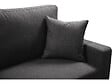 HABITAT ET JARDIN - Canapé droit fixe "Alise" - 3 places - Gris - vignette