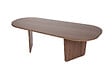HABITAT ET JARDIN - Table basse en bois "Ovalis" - 130 x 65 x 40 cm - Noyer - vignette