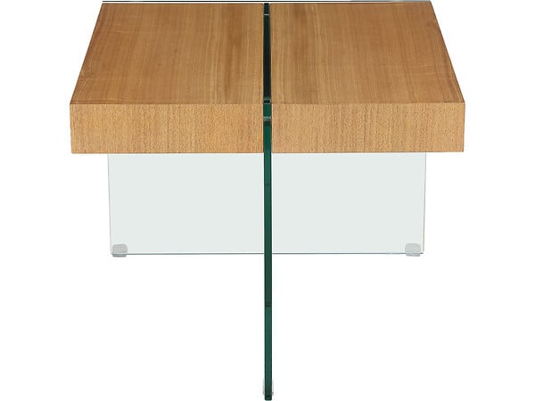 HABITAT ET JARDIN - Table basse "Agrigento" - 60 x 60 x 50 cm - Finition chêne - large