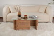 HABITAT ET JARDIN - Table basse en bois "Vetrino" - 105 x 65 x 40 cm - Pin atlantique - vignette