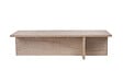 HABITAT ET JARDIN - Table basse en bois "Harbor" - 120 x 45 x 30 cm - Travertin - vignette
